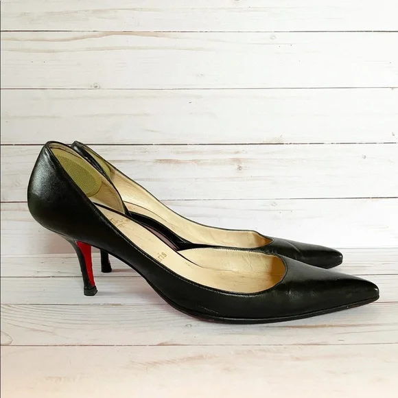 Christian Louboutin Black Napa Sixties size 40 - Picture 8 of 12